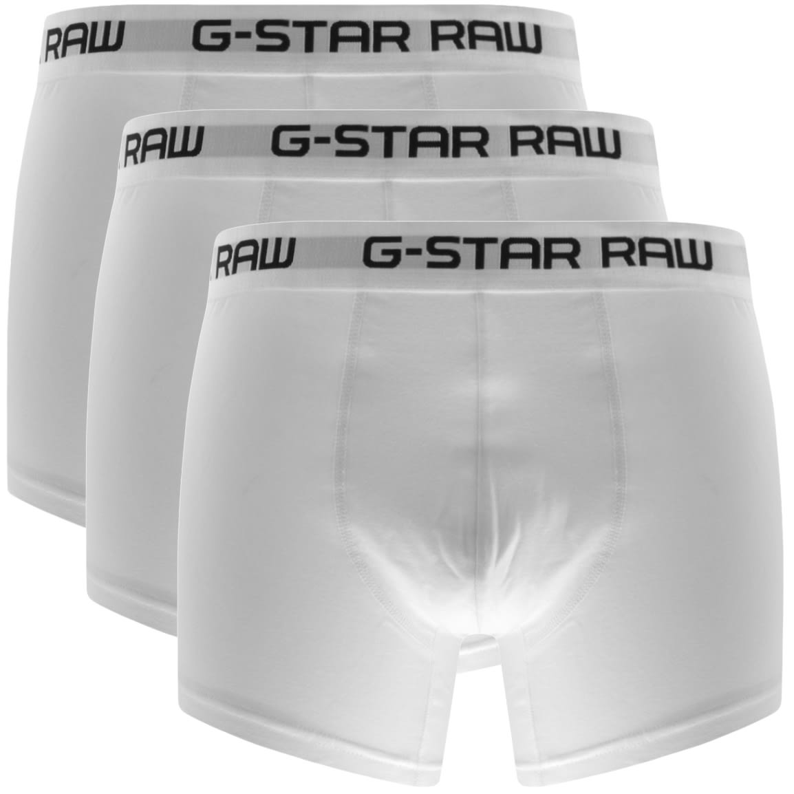 Alternative Image for ProductG Star Raw 3 Pack Boxer Shorts White1